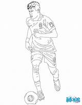 Neymar Ausmalbilder Colouring Outline Malvorlage sketch template