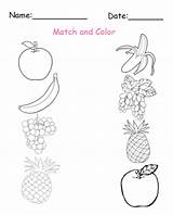 Coloring Worksheets Matching Printable Pages Pairs Worksheet Objects Printablee Via sketch template