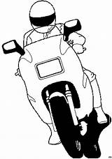 Motorradfahrer Kurve Weite Vor sketch template