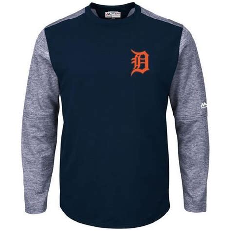 mlb detroit tigers mens authentic collection  field tech fleece