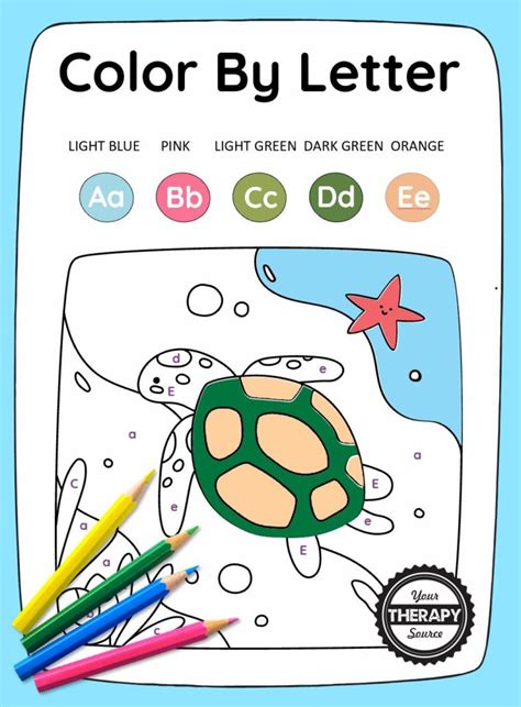 color  letter worksheets  homeschool deals