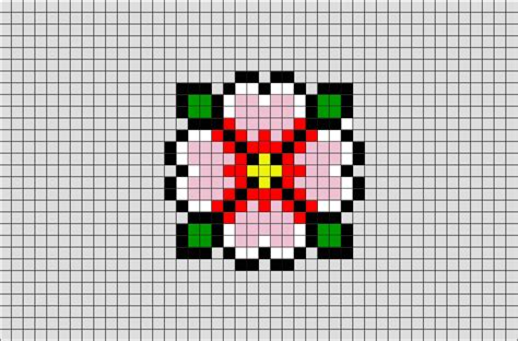spring flower pixel art brik