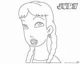 Jumanji Coloring Pages Tv Judy Animated Series Printable Kids sketch template