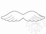 Angel Template Wing Christmas Coloring Merrychristmaswishes Info Coloringpage Eu sketch template