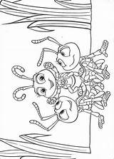 Bichos Inseto Bug Coloriage Colorare Insetti Pattes Kolorowanki Flik Bichitos Trawie Pintar Disegno Cantinho Coloriages Pixar Temu Dawno Manny Chucrute sketch template