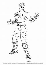 Mortal Kombat Cage Johnny Step Draw Drawing Drawingtutorials101 Tutorial sketch template