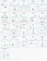 California Mission Pages Coloring Getcolorings Postcard sketch template