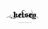 Name Kelsey Tattoo Designs sketch template