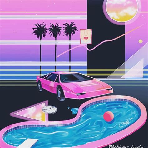 New Wave 80s Miami Vice Art With Images Miami Vice