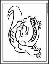 Coloring Pages Alligator Crocodile Colorwithfuzzy Printable sketch template