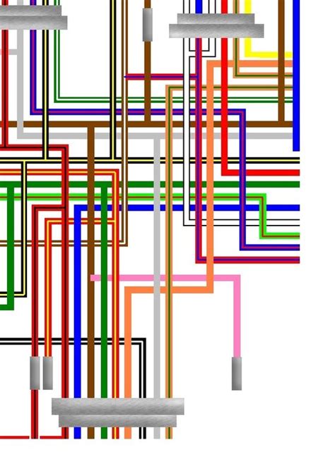 kawasaki kz   usa spec colour electrical wiring diagram