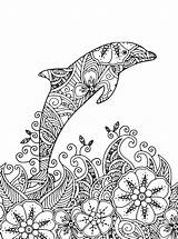 Dolfijn Moeilijk Kleurplaat Dolfijnen Delphin Schwer Kleurplaten Delfine Malvorlage Stemmen Difficult sketch template