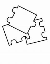 Puzzle Coloring Piece Pages Printable Pieces Clipart Jigsaw Colouring Outline Cliparts Clip Autism Puzzles Michigan Drawing Library Coloringhome Gif Line sketch template