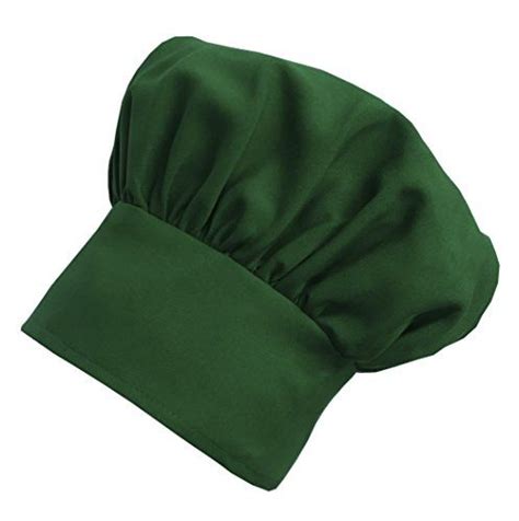 chefskin lime green chef hat mushroom style  velcro   find