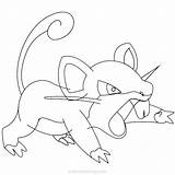 Rattata Flygon Xcolorings 648px 43k sketch template