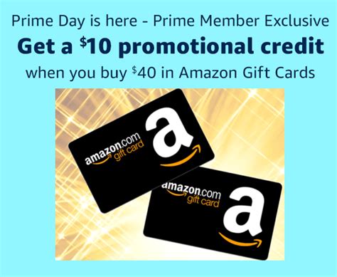 amazon prime members purchase  amazon gift card receive  credit huntfreebies