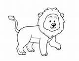 Lion Adult Coloring Jumping Coloringcrew Little sketch template