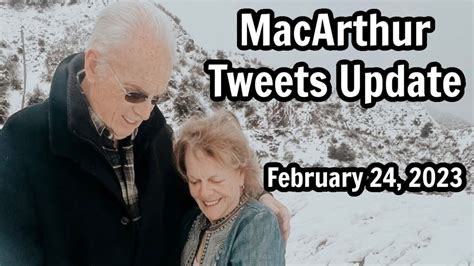 john macarthur tweets rare picture   wife patricia youtube