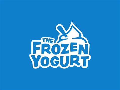 frozen yogurt logo  antony  dribbble