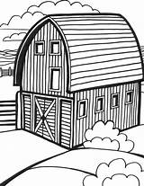 Barn Coloring Pages Coloringtop sketch template