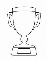 Trophy Coloring Outline Pages Clipart Bowl Colouring Super Cliparts Dad Template Drawing Printable 1st Place Clip Sheets Print Basketball Eps sketch template