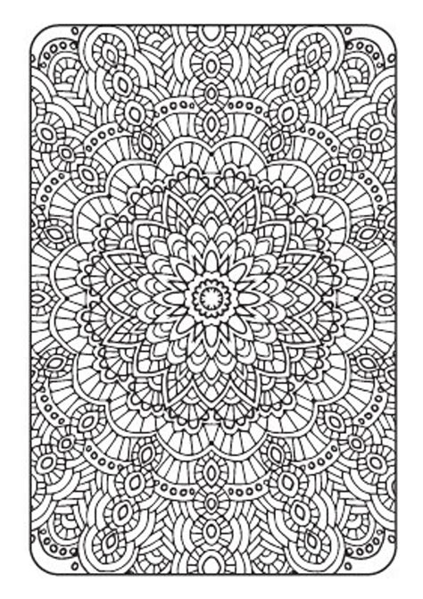 art therapy printable adult coloring book downloadable  etsy