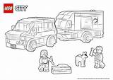 City Coloring Pages Lego Caravan Van Printable Info Book Print sketch template