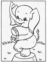 Circo Elefante Dumbo Elefantinho Colorear Variados Brincando Elefantes Crianças Novopost Divertidos Animais Copiar Criança Anúncios sketch template
