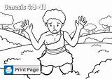 Cain Abel Genesis Pdfs Niv Brother sketch template