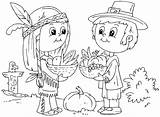 Thanksgiving Coloring Pages First Feast Getcolorings Printable Color sketch template
