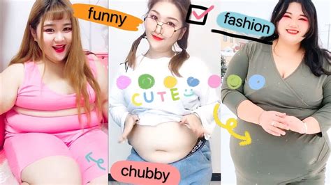 bbw cute chubby belly girls outfit ideas n funny moments