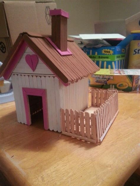 images  craft stick houses  pinterest popsicles craft