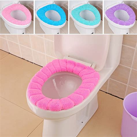 walfront  colors  type soft toilet closestool lid seat cover home bathroom warm mat washable
