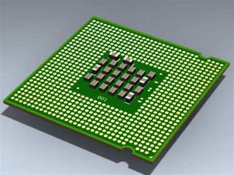 Central Processing Unit Cpu 3d Model By Mesh Factory
