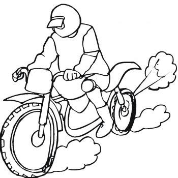 motorcycle printable coloring sheet  kids drawing pictures