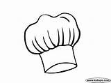 Gorros Chefs Gorro Cuisinier Clipartmag Coloriage Clipground Toque Wikiclipart sketch template
