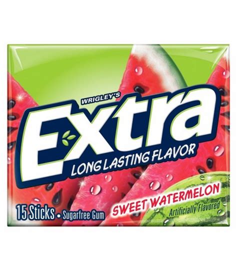 wrigleys extra sweet watermelon gum sticks usa candy factory