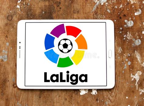 la liga spanish league logo editorial stock image image  background icon