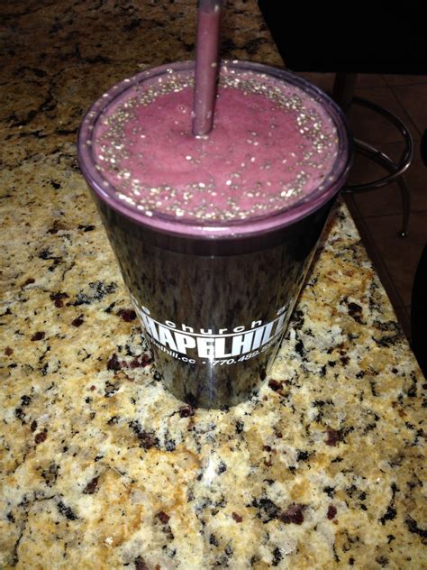 Strawberry Banana Almond Milk And Chia Seed Smoothie Deliciously