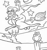 Witch Coloring Pages Scarlet Getcolorings Printable Getdrawings sketch template