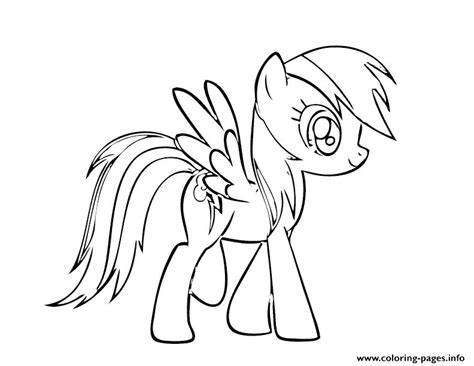 rainbow dash coloring pages  getdrawings