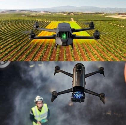 parrot unveils  duo  drones   ag   thermal imaging unmanned aerial