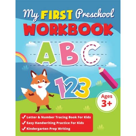 snagshout   preschool workbook letter  number tracing book