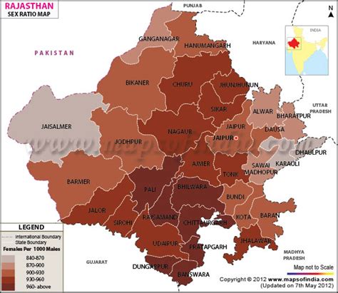 rajasthan sex ratio census 2011