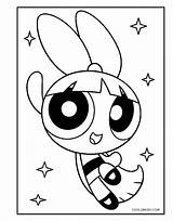Coloring Powerpuff Pages Girls Printable Girl Powderpuff Cool2bkids sketch template