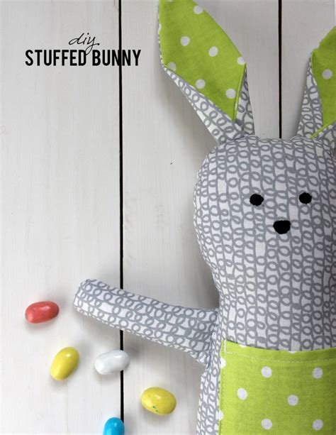 template  printable floppy eared bunny sewing pattern printable