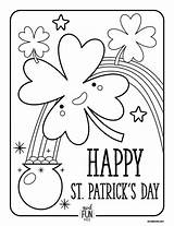 Coloring Patrick St Patricks Pages Printable Kids Pattys Preschool Rainbow Happy Activities Adults Color Shamrock Crafts Clover Sheets Colouring Printables sketch template