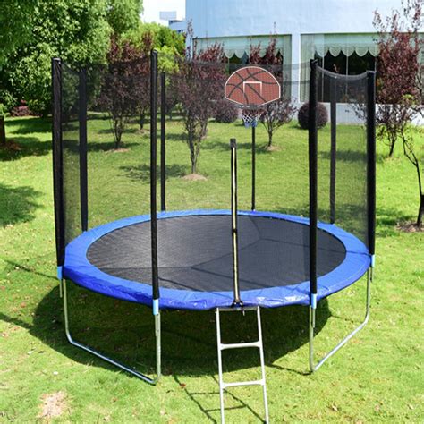segmart  feet trampoline upgraded outdoor   safety