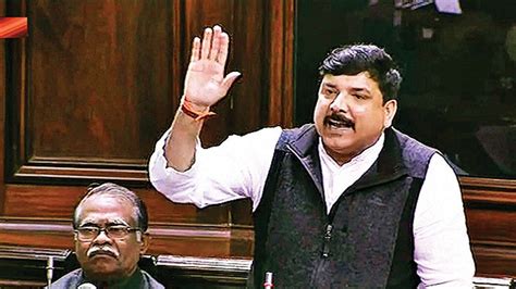 trouble  aap sanjay singh linked  pfis delhi chief claims ed