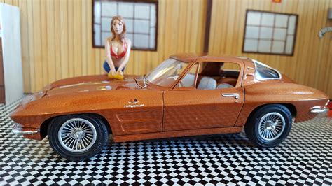 1963 Corvette Plastic Model Car Kit 1 25 Scale 861 Pictures